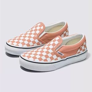 Vans Classic Slip-On Checkerboard Salmon GS size VN0A4UH80I0